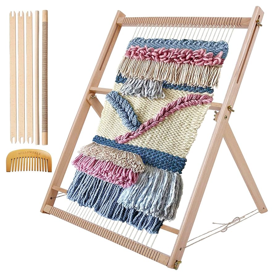 Weaving Manastream ４枚 Amazon.com: Weaving Loom Kit,Wooden Multi-Craft Weaving Loom